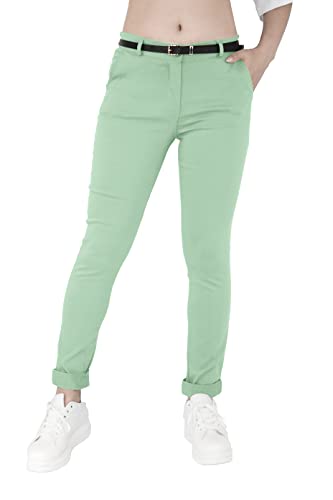 JOPHY & CO. Elastische Damen Chino Hose mit Gürtel (Cod. 3008), VERINO, M von JOPHY & CO.