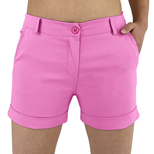 JOPHY & CO. Kurze Damen-Shorts mit Taschen (Code 3019), Hellrosa, XL von JOPHY & CO.