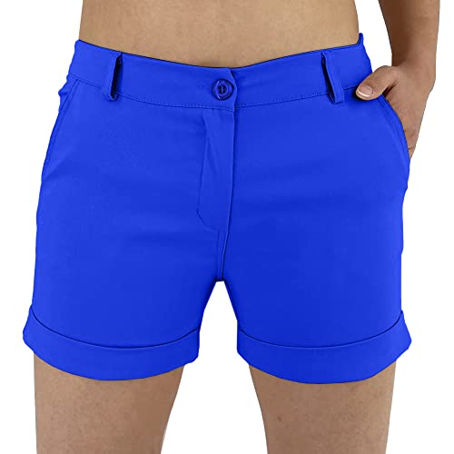 JOPHY & CO. Kurze Shorts für Damen mit Taschen (Art. 3019), Königsblau, XXX-Large von JOPHY & CO.