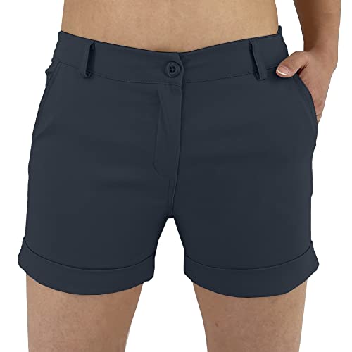 JOPHY & CO. Kurze Damen-Shorts mit Taschen (Code 3019), blau, S von JOPHY & CO.