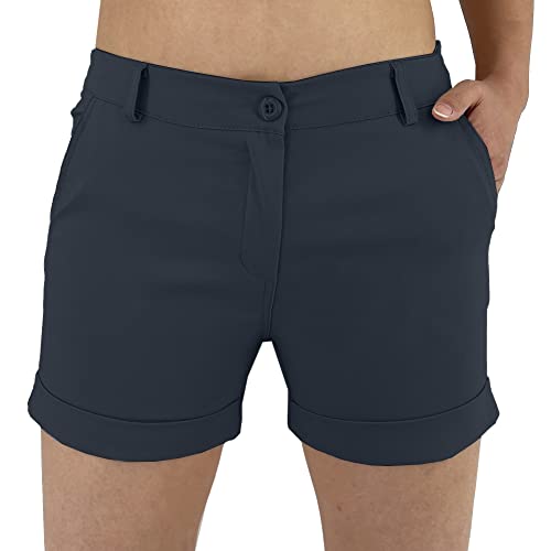 JOPHY & CO. Kurze Shorts für Damen mit Taschen (Art. 3019), blau, XS von JOPHY & CO.