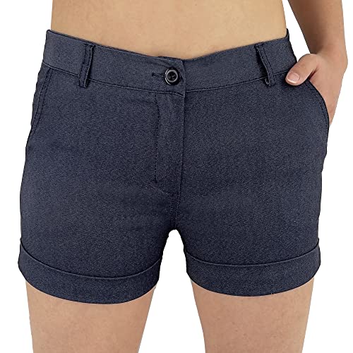 JOPHY & CO. Kurze Shorts für Damen mit Taschen (Art. 3019), denim, L von JOPHY & CO.