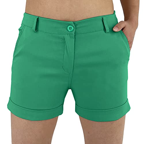 JOPHY & CO. Kurze Shorts für Damen mit Taschen (Art. 3019), grün, XXX-Large von JOPHY & CO.