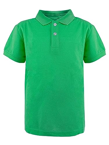 JOPHY & CO. Poloshirt für Schultraining, kurzärmelig und lang, für Kinder und Jugendliche, Unisex, Artikelnummer 2900, 2904 Grün, 4 Jahre von JOPHY & CO.