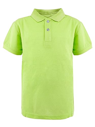 JOPHY & CO. Poloshirt für Schultraining, kurzärmelig und lang, für Kinder und Jugendliche, Unisex, Artikelnummer 2900, 2904 Limonade, 10 Jahre von JOPHY & CO.