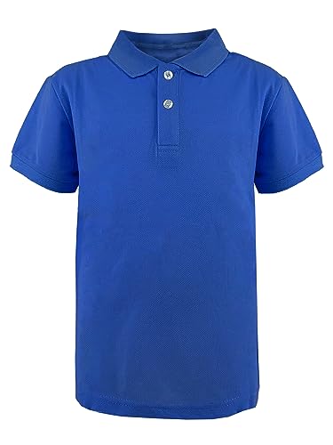 JOPHY & CO. Poloshirt für Schultraining, kurzärmelig und lang, für Kinder und Jugendliche, Unisex, Artikelnummer 2900, 2904 Royal, 12 Jahre von JOPHY & CO.