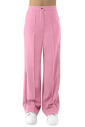 JOPHY & CO. Damen-Hose mit breiten Pfoten (Artikelnummer: 6554), Rosa, XXXL von JOPHY & CO.