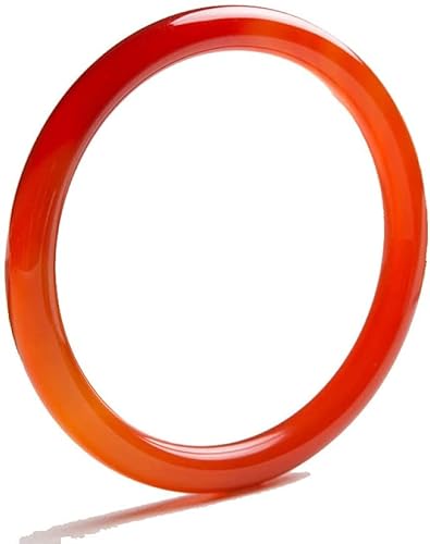 JORAsa Damen-Jade-Armband, Eistyp, dünner runder Jade-Armreif, rotes Achat-Schönheitsarmband, Geschenk für Mutter und Tochter, Mode-Glücksstein, natürlicher Schmuck, mit exquisiter Box JORAsa Damen-Jade-Armband, Eistyp, dünner runder Jade-Armreif, rotes Achat-Schönheitsarmband, Geschenk für Mutter und Tochter, Mode-Glücksstein, natürlicher Schmuck, mit exquisiter Box von JORAsa