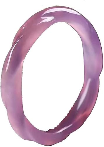 JORAsa Damen-Jade-Armband, Hanf-Pollen-Hibiskus-Achat-Jade-Armreif, kaiserliches lila Chalcedon-Armband, Boutique-Geschenk für Mutter und Tochter, Mode-Glücksstein, Naturschmuck, Geschenk zum Gebu JORAsa Damen-Jade-Armband, Hanf-Pollen-Hibiskus-Achat-Jade-Armreif, kaiserliches lila Chalcedon-Armband, Boutique-Geschenk für Mutter und Tochter, Mode-Glücksstein, Naturschmuck, Geschenk zum Gebu von JORAsa