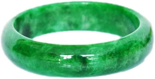 JORAsa Damen-Jade-Armband, Smaragd-Schwimmblumen-Armreif, natürlicher trockener grüner Eisen-Drachen-Jade-Armreif, Boutique-Geschenk für Mutter und Tochter, modischer Glücksstein, mit exquisiter V JORAsa Damen-Jade-Armband, Smaragd-Schwimmblumen-Armreif, natürlicher trockener grüner Eisen-Drachen-Jade-Armreif, Boutique-Geschenk für Mutter und Tochter, modischer Glücksstein, mit exquisiter V von JORAsa