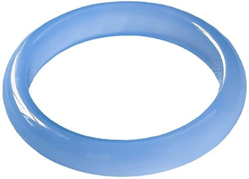 JORAsa Jade-Armband Eisblauer Chalcedon-Armreif, dünnes Achat-Armband für Frauen, Geschenk für Mutter und Tochter, Glücksbringer, Liebespaar, bringt Glück und Frieden JORAsa Jade-Armband Eisblauer Chalcedon-Armreif, dünnes Achat-Armband für Frauen, Geschenk für Mutter und Tochter, Glücksbringer, Liebespaar, bringt Glück und Frieden von JORAsa