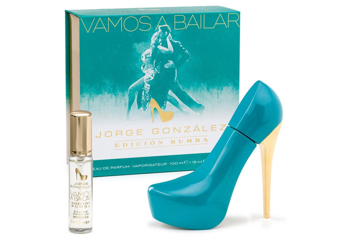 JORGE GONZÁLEZ Eau de Parfum EDICIÓN RUMBA Duftset 100 ml + 15 ml, Eau de Parfum, Duft für Frauen JORGE GONZÁLEZ Eau de Parfum EDICIÓN RUMBA Duftset 100 ml + 15 ml, Eau de Parfum, Duft für Frauen von JORGE GONZÁLEZ