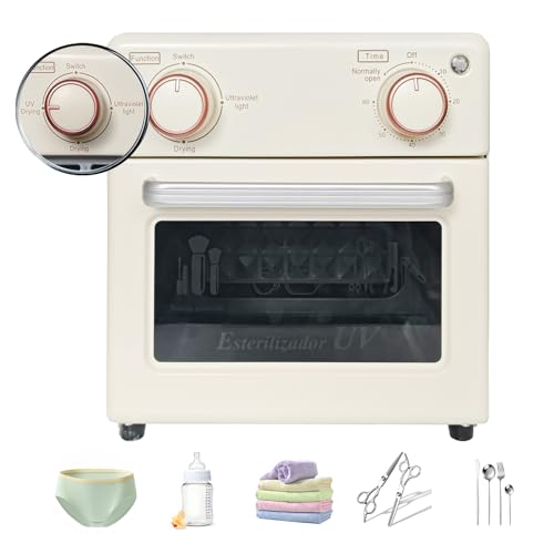 JOSBES UV Sterilisator, 10L Trocknen and UV Zwei-in-Eins Sterilisator 150W Sterilisator mit Timer,Geeignet für Mutter-Kind-Produkte, Handtücher, Friseursalons, Nagelstudios von JOSBES