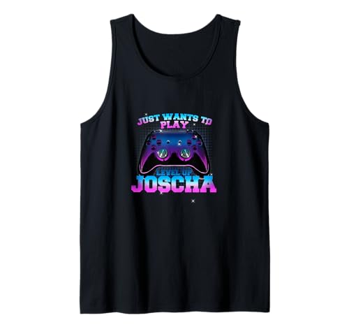 Herren JOSCHA - LEVEL UP mit Controller: WILL NUR SPIELEN Tank Top Herren JOSCHA - LEVEL UP mit Controller: WILL NUR SPIELEN Tank Top von JOSCHA Sohn Enkel Geburtstag Geschenkideen