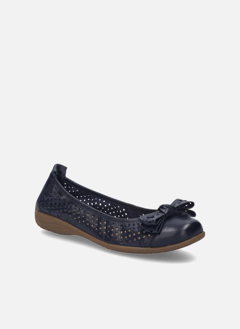 Große Größen Damen Ballerina Fenja 24, Damen, blau, Größe: 37, Gummi/Leder, Happy Size DE Women von JOSEF SEIBEL