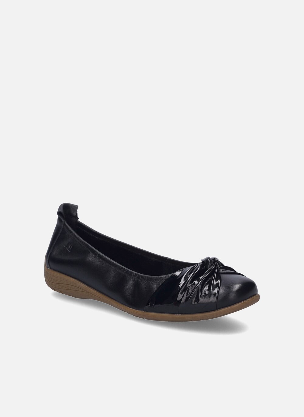 Große Größen Damen Ballerina Fenja 28, Damen, schwarz, Größe: 37, Gummi/Leder, Happy Size DE Women von JOSEF SEIBEL