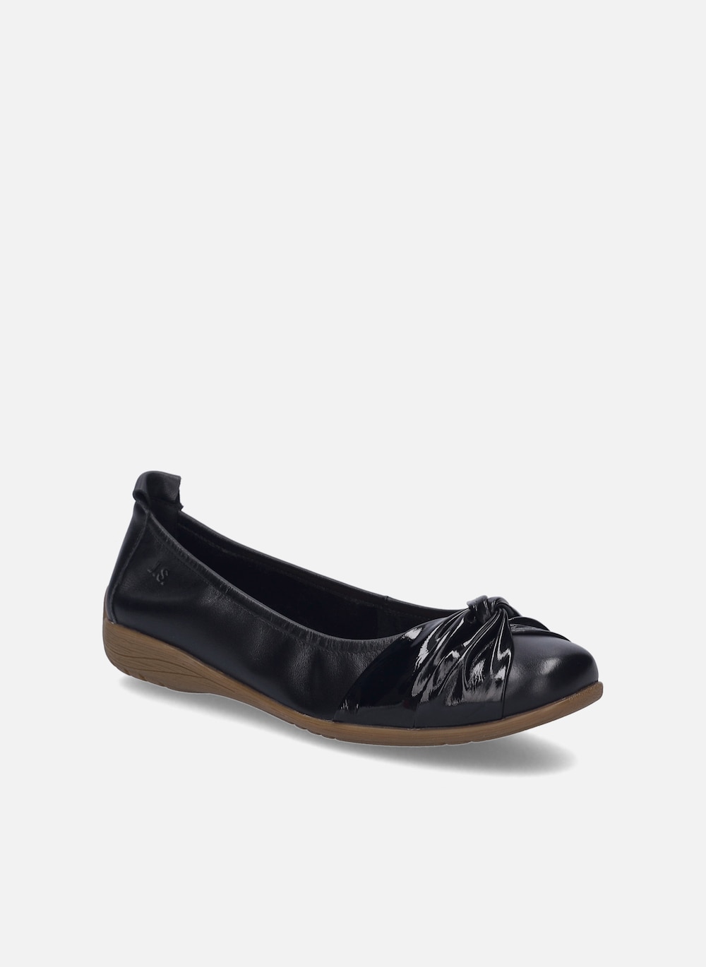 Große Größen Damen Ballerina Fenja 28, Damen, schwarz, Größe: 42, Gummi/Leder, Happy Size DE Women von JOSEF SEIBEL