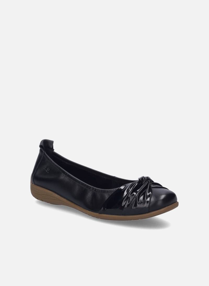 Große Größen Damen Ballerina Fenja 28, Damen, schwarz, Größe: 42, Gummi/Leder, Happy Size DE Women von JOSEF SEIBEL