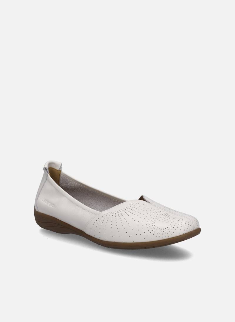Große Größen Damen Ballerina Fenja 29, Damen, weiß, Größe: 36, Gummi/Leder, Happy Size DE Women von JOSEF SEIBEL