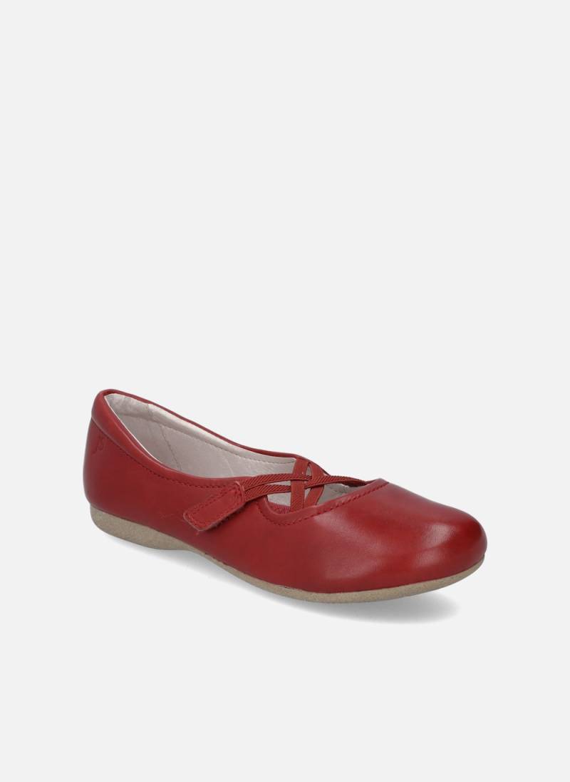 Große Größen Damen Ballerina Fiona 39, Damen, rot, Größe: 38, Leder, Happy Size DE Women von JOSEF SEIBEL