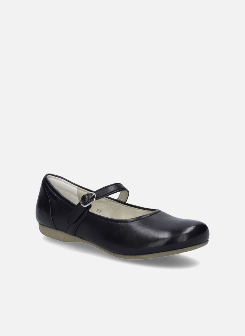 Große Größen Damen Ballerina Fiona 77, Damen, schwarz, Größe: 41, Leder, Happy Size DE Women von JOSEF SEIBEL
