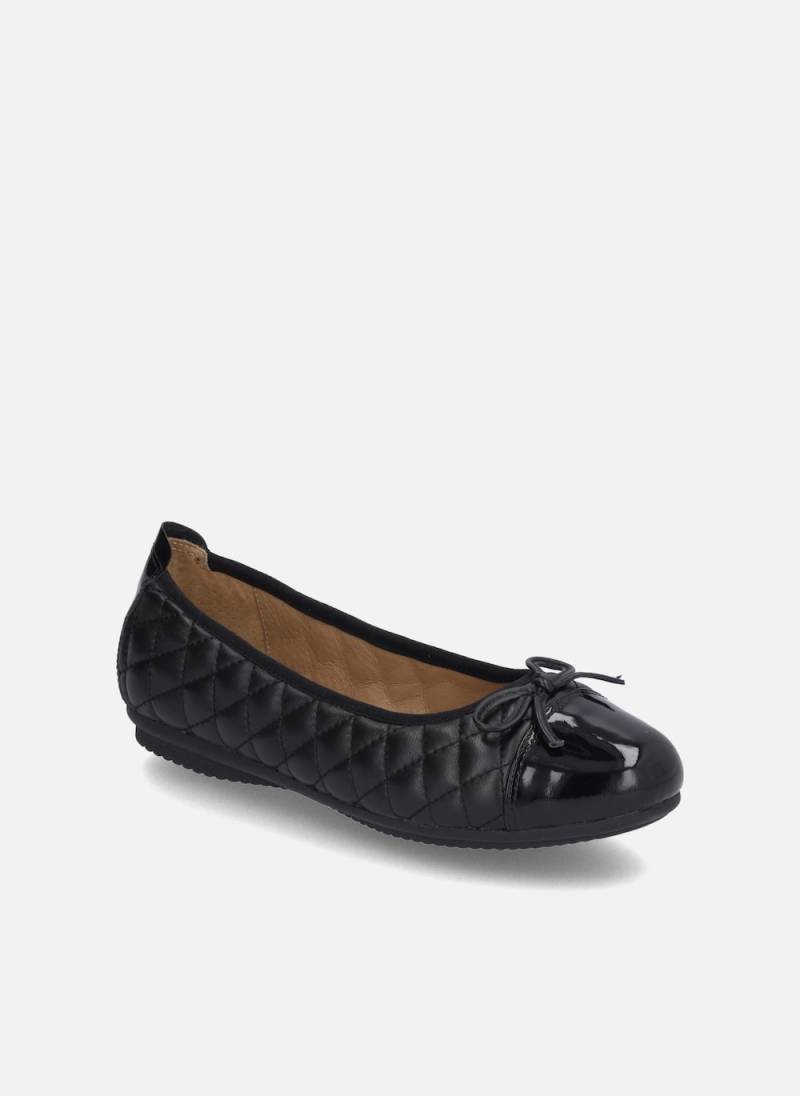 Große Größen Damen Ballerina Pippa 76, Damen, schwarz, Größe: 42, Gummi/Leder, Happy Size DE Women von JOSEF SEIBEL