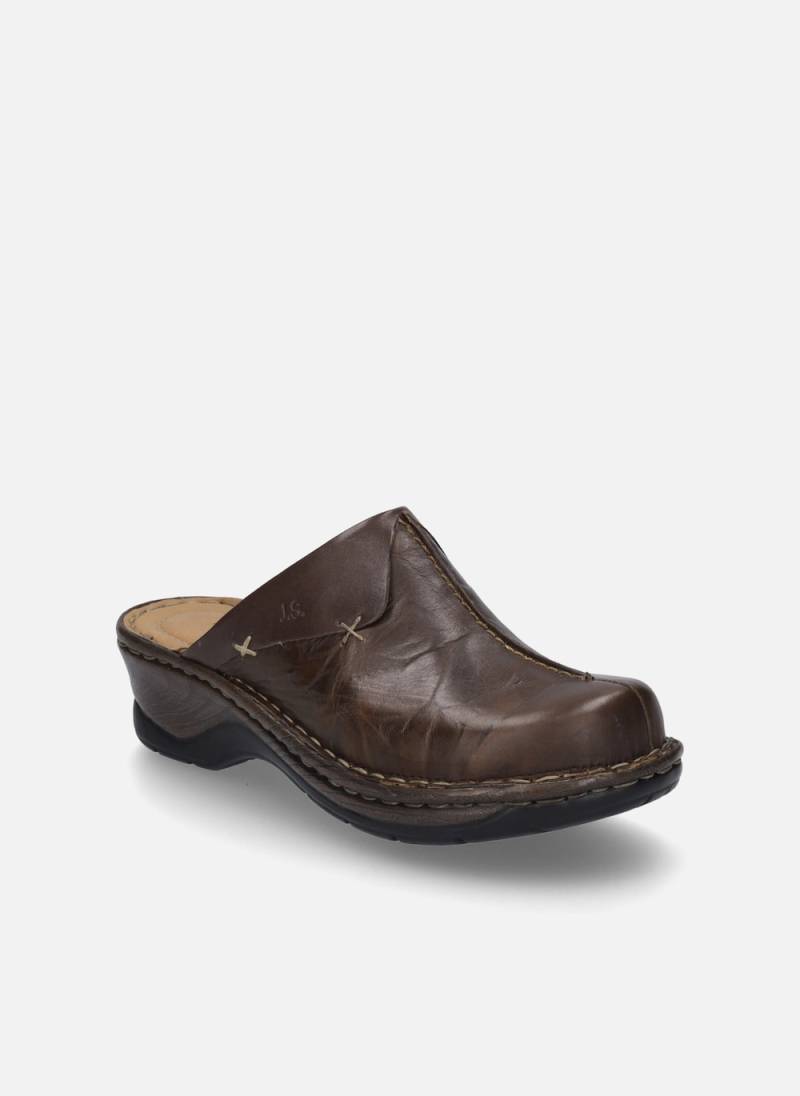 Große Größen Damen Clog Catalonia 48, Damen, braun, Größe: 45, Leder, Happy Size DE Women von JOSEF SEIBEL