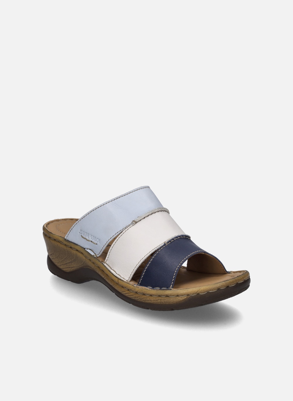 Große Größen Damen Clog Catalonia 86, Damen, blau, Größe: 37, Leder, Happy Size DE Women von JOSEF SEIBEL