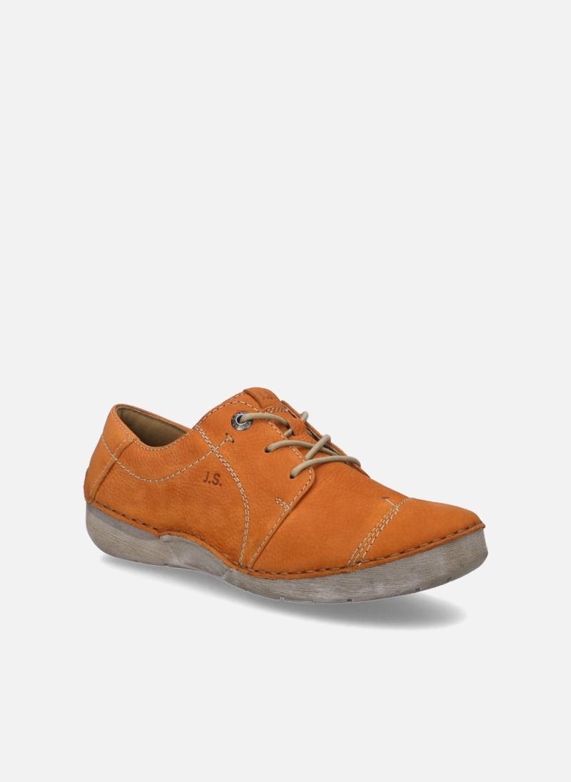 Große Größen Damen Halbschuh Fergey 20, Damen, orange, Größe: 40, Leder, Happy Size DE Women von JOSEF SEIBEL