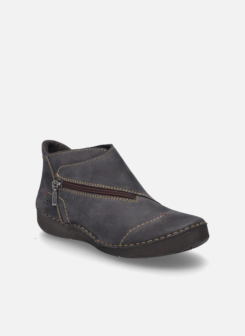 Große Größen Damen Halbschuh Fergey 48, Damen, grau, Größe: 40, Leder, Happy Size DE Women von JOSEF SEIBEL
