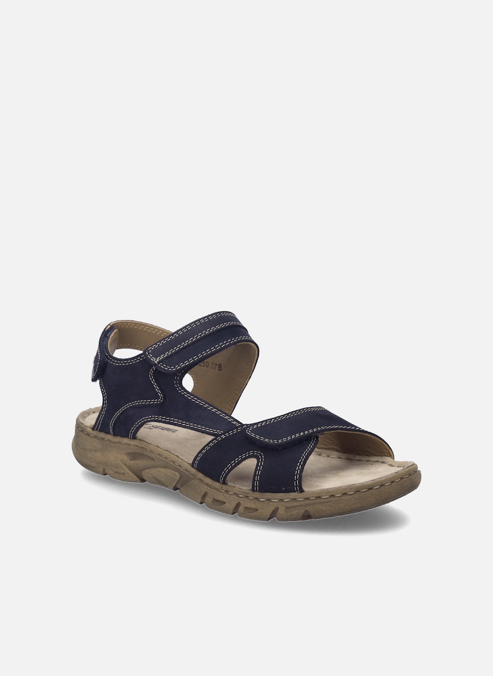 Große Größen Damen Sandale Brenda 03, Damen, blau, Größe: 40, Leder, Happy Size DE Women von JOSEF SEIBEL