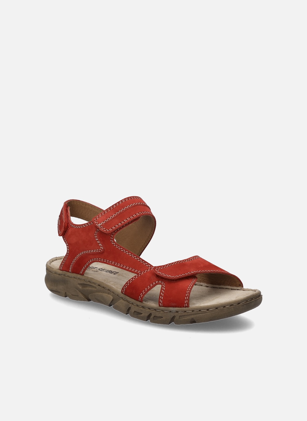 Große Größen Damen Sandale Brenda 03, Damen, rot, Größe: 40, Leder, Happy Size DE Women von JOSEF SEIBEL