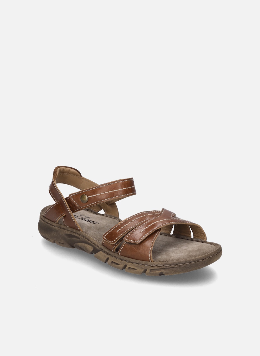 Große Größen Damen Sandale Brenda 06, Damen, braun, Größe: 36, Leder, Happy Size DE Women von JOSEF SEIBEL