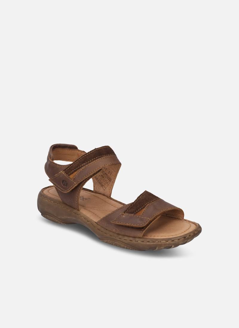 Große Größen Damen Sandale Debra 19, Damen, braun, Größe: 38, Leder, Happy Size DE Women von JOSEF SEIBEL