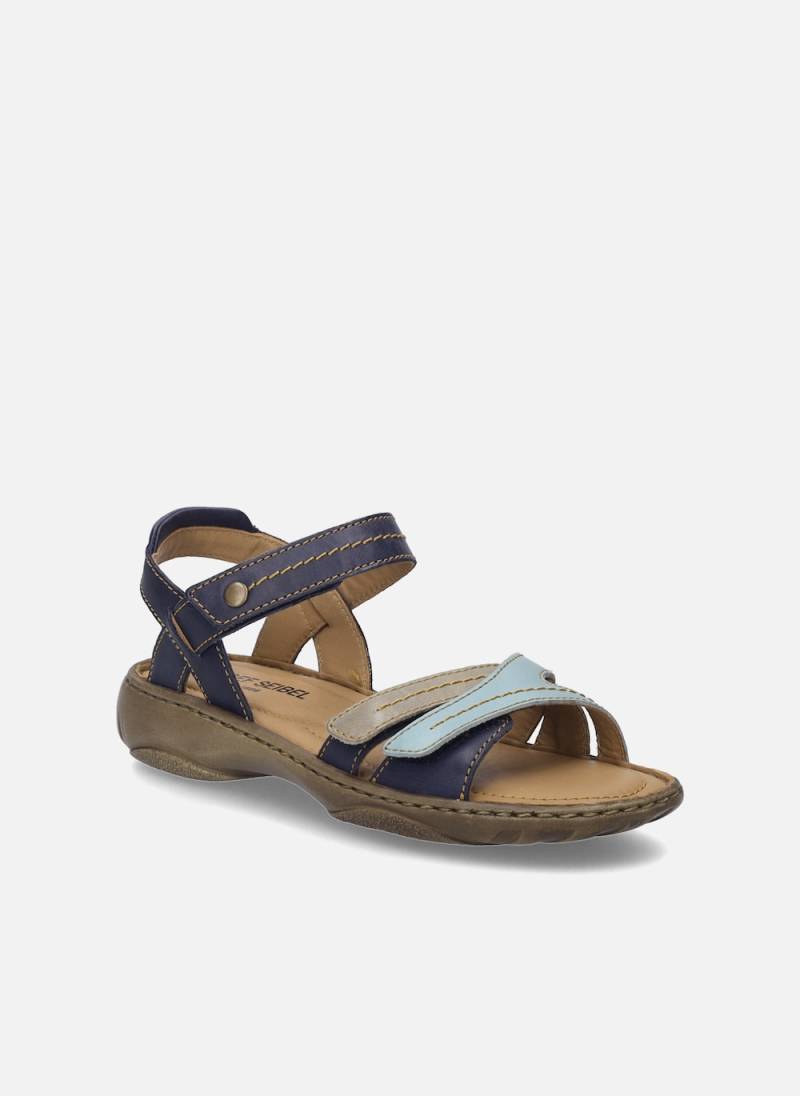 Große Größen Damen Sandale Debra 62, Damen, blau, Größe: 38, Leder, Happy Size DE Women von JOSEF SEIBEL