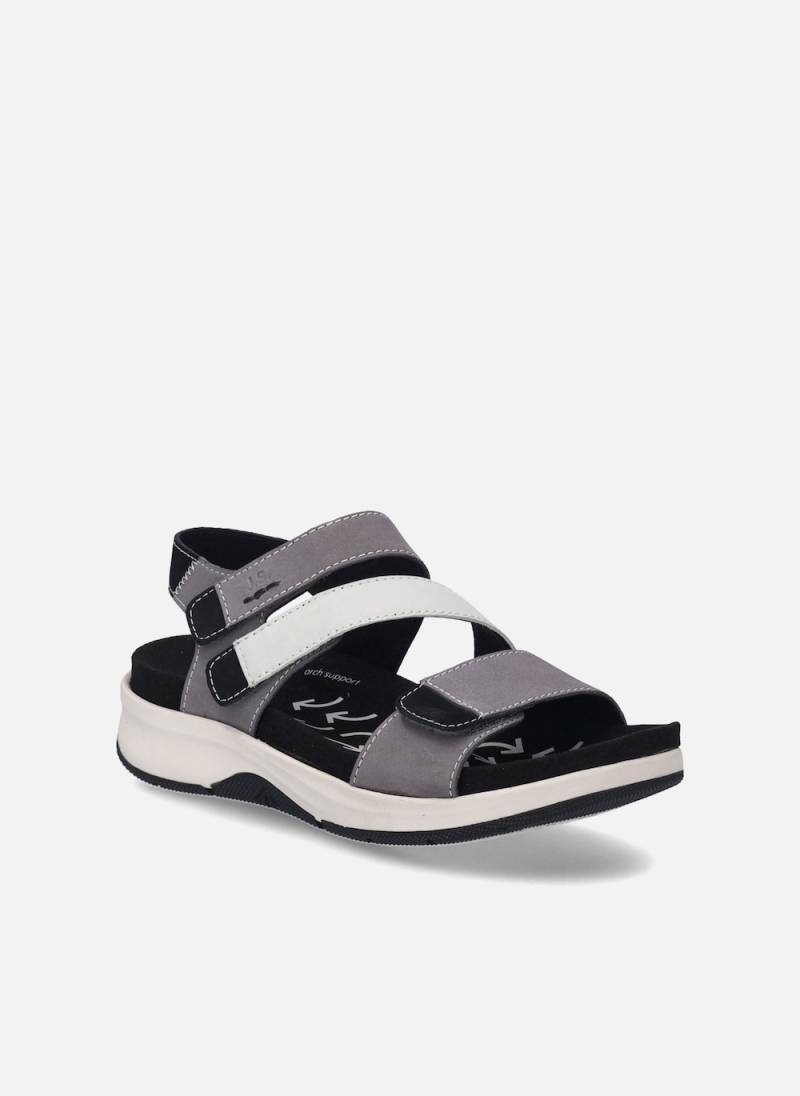 Große Größen Damen Sandale Estelle 06, Damen, grau, Größe: 37, Leder, Happy Size DE Women von JOSEF SEIBEL