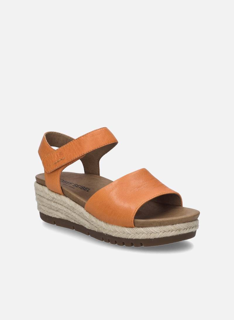 Große Größen Damen Sandale Miranda 02, Damen, orange, Größe: 41, Leder, Happy Size DE Women von JOSEF SEIBEL