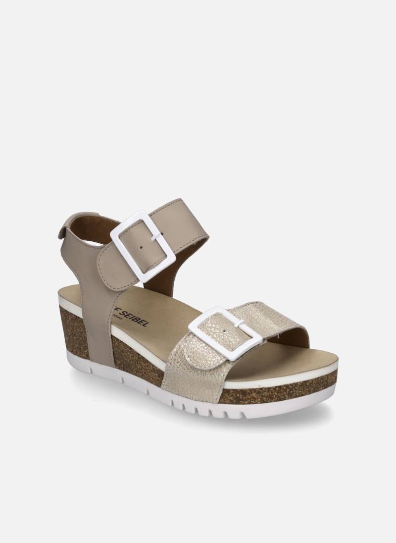 Große Größen Damen Sandale Quinn 02, Damen, braun, Größe: 37, Leder, Happy Size DE Women von JOSEF SEIBEL