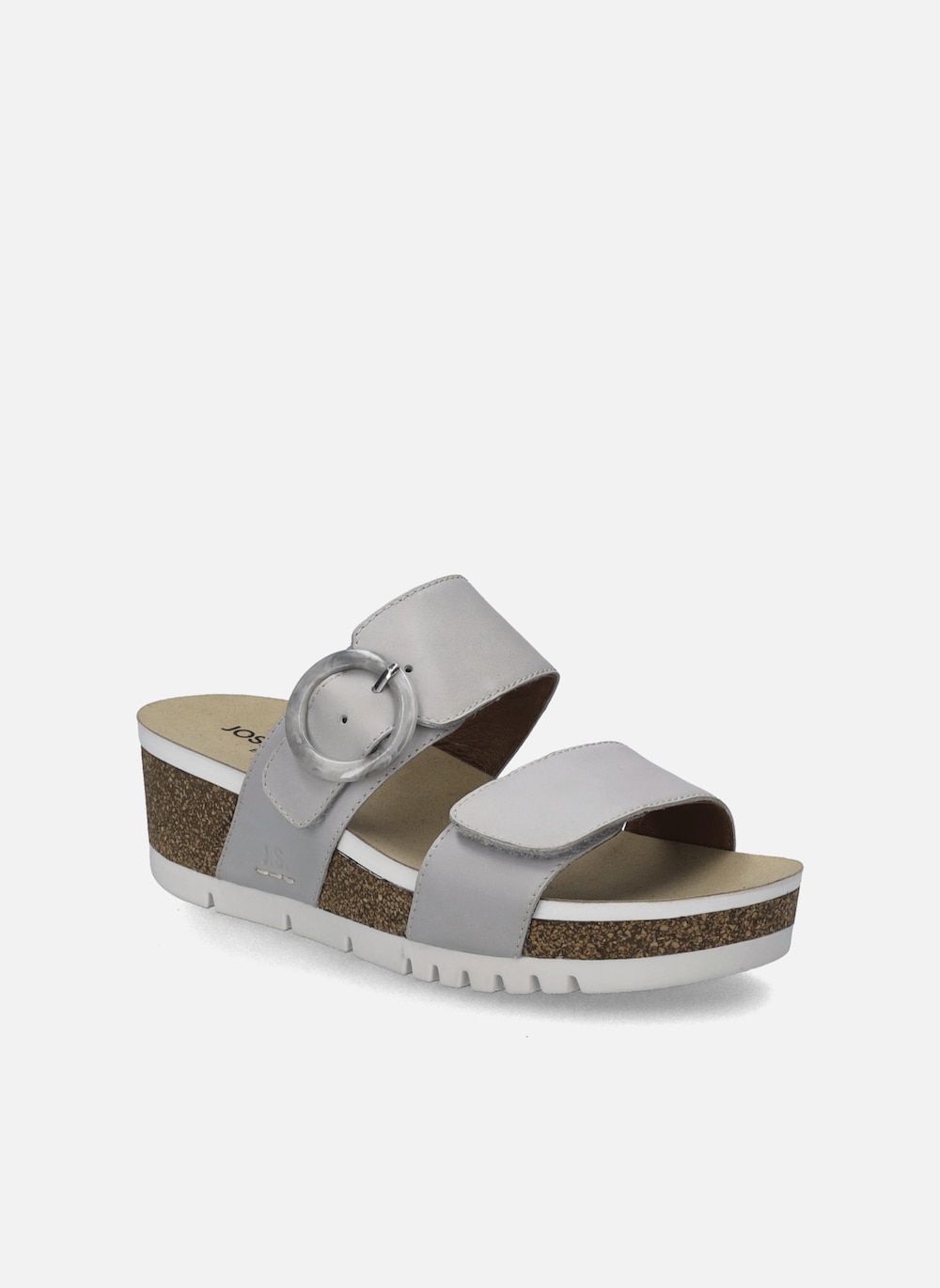 Große Größen Damen Sandale Quinn 14, Damen, grau, Größe: 38, Leder, Happy Size DE Women von JOSEF SEIBEL