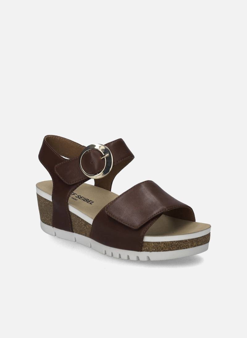 Große Größen Damen Sandale Quinn 16, Damen, braun, Größe: 36, Leder, Happy Size DE Women von JOSEF SEIBEL