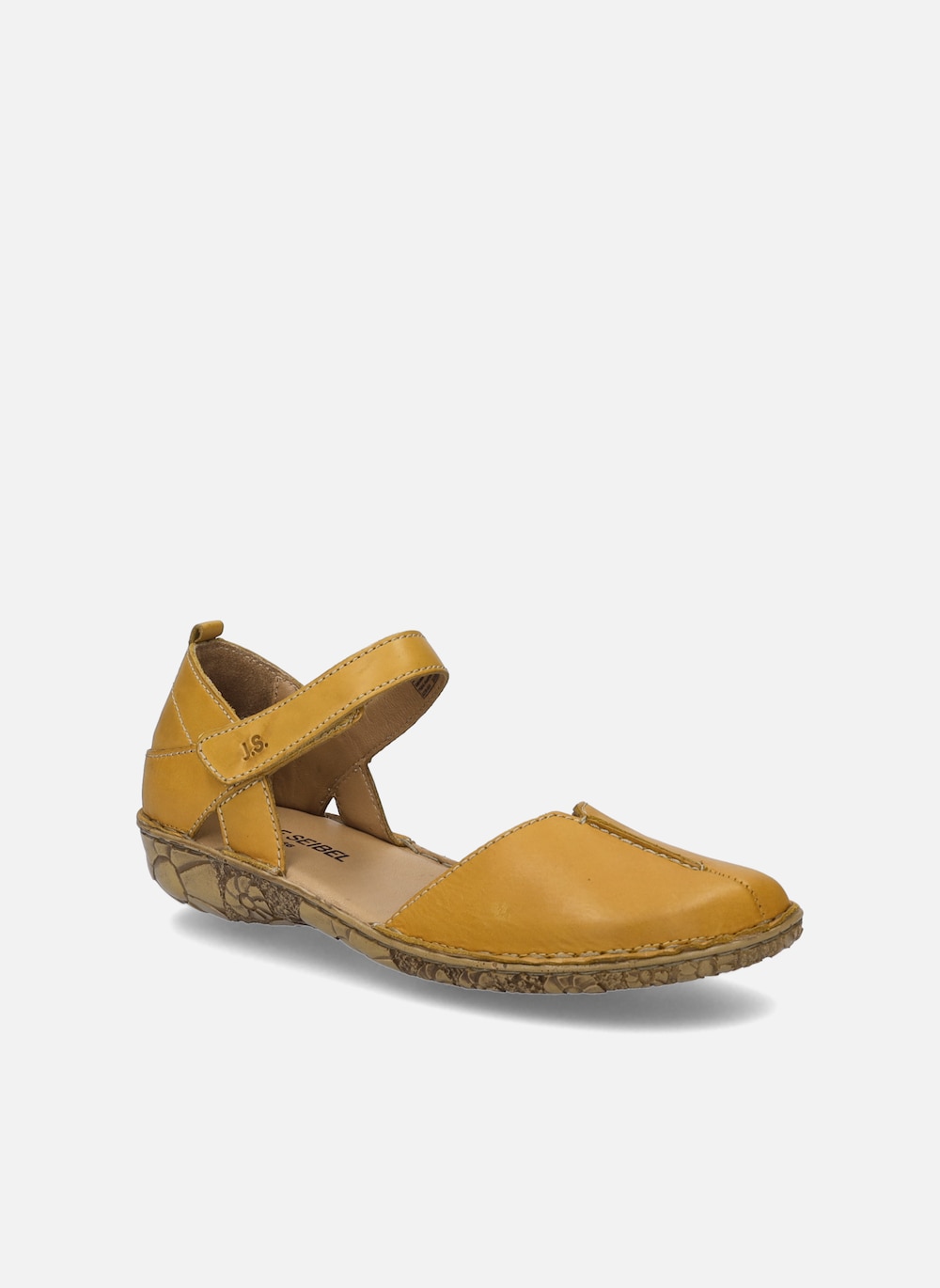 Große Größen Damen Sandale Rosalie 42, Damen, gelb, Größe: 39, Leder, Happy Size DE Women von JOSEF SEIBEL