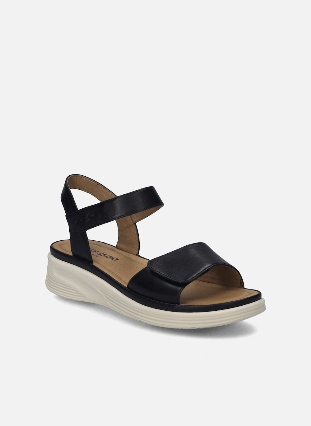 Große Größen Damen Sandale Sevran 01, Damen, schwarz, Größe: 36, Leder, Happy Size DE Women von JOSEF SEIBEL