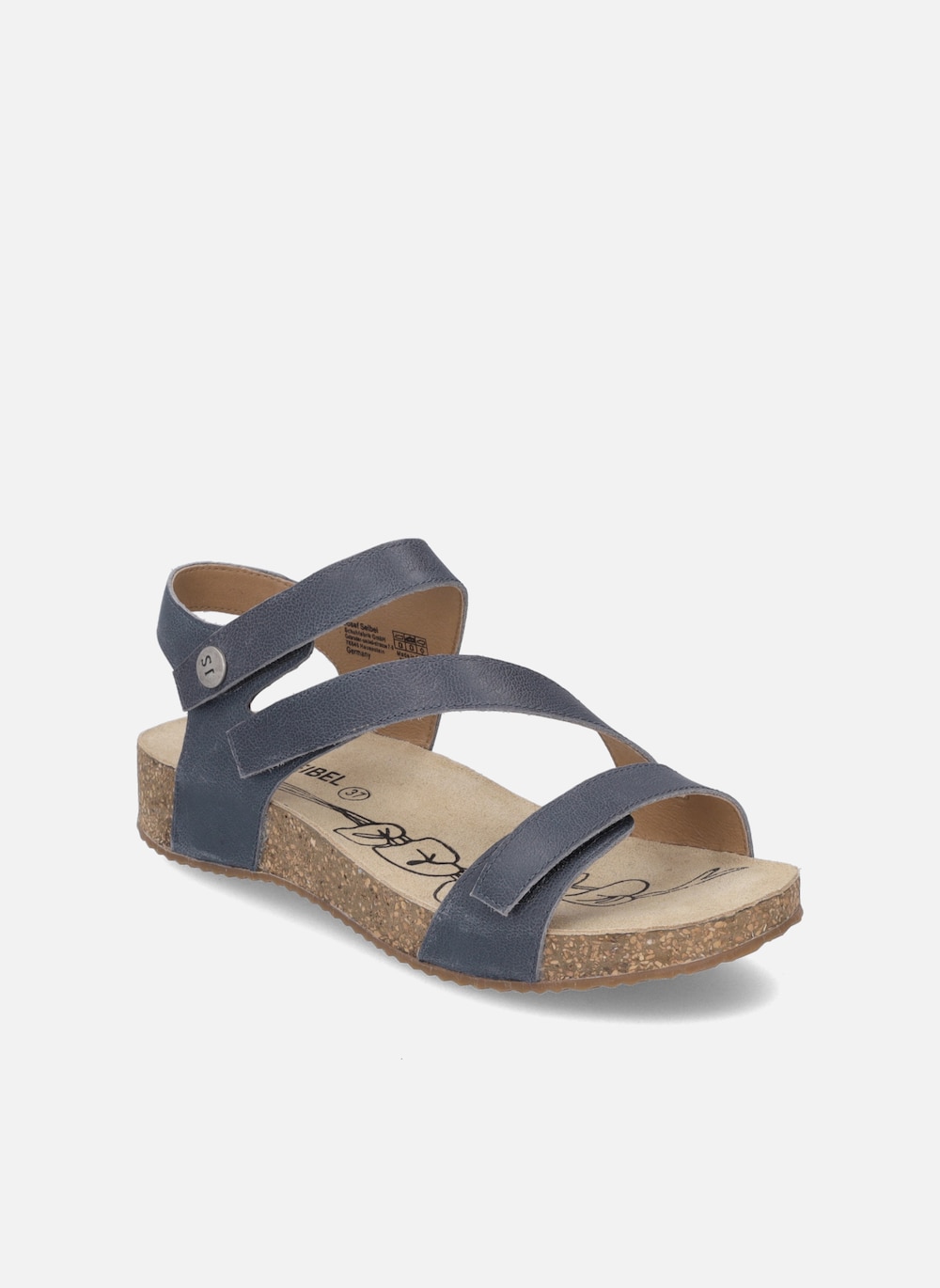 Große Größen Damen Sandale Tonga 25, Damen, blau, Größe: 37, Leder, Happy Size DE Women von JOSEF SEIBEL