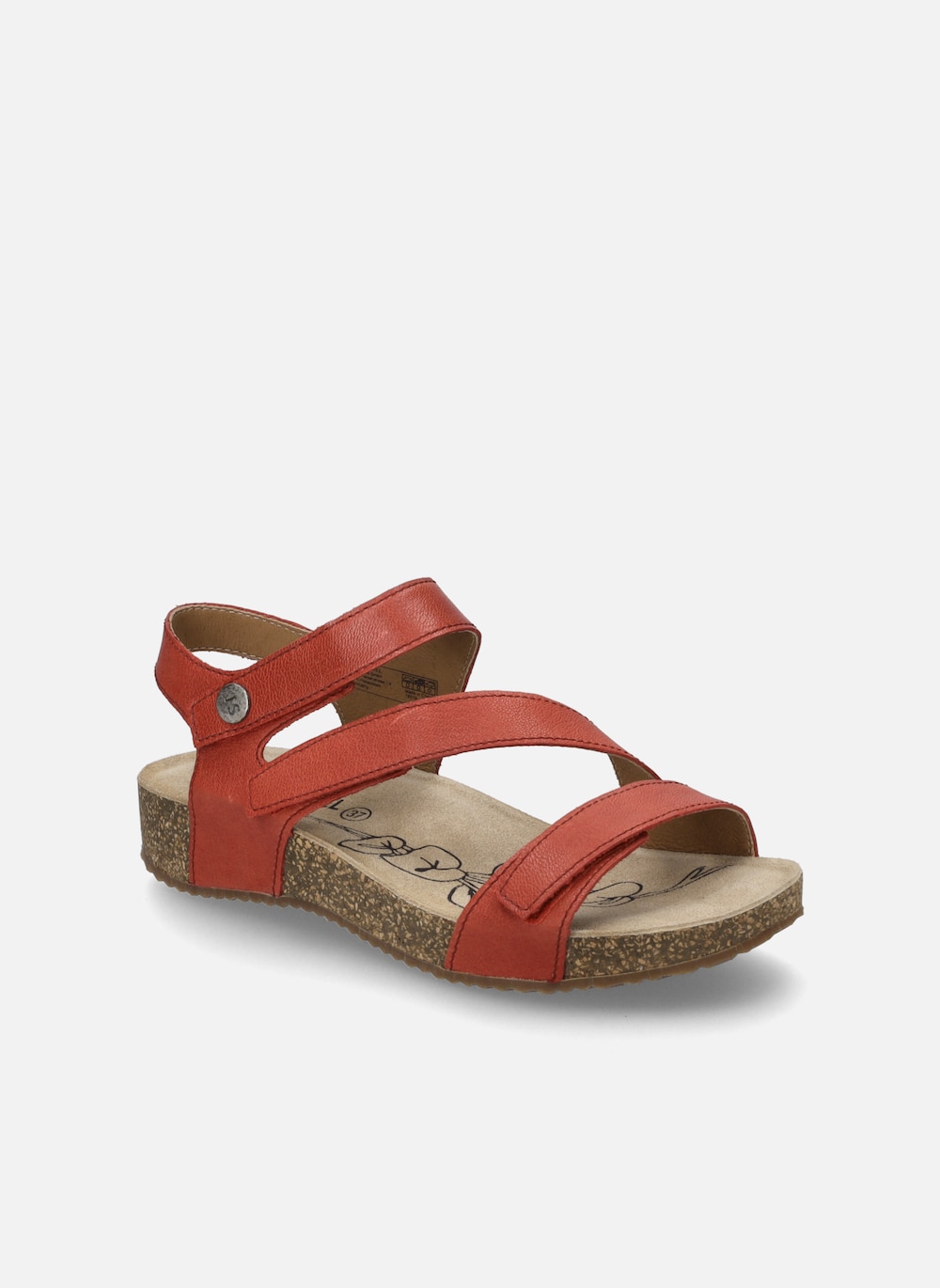 Große Größen Damen Sandale Tonga 25, Damen, rot, Größe: 40, Leder, Happy Size DE Women von JOSEF SEIBEL