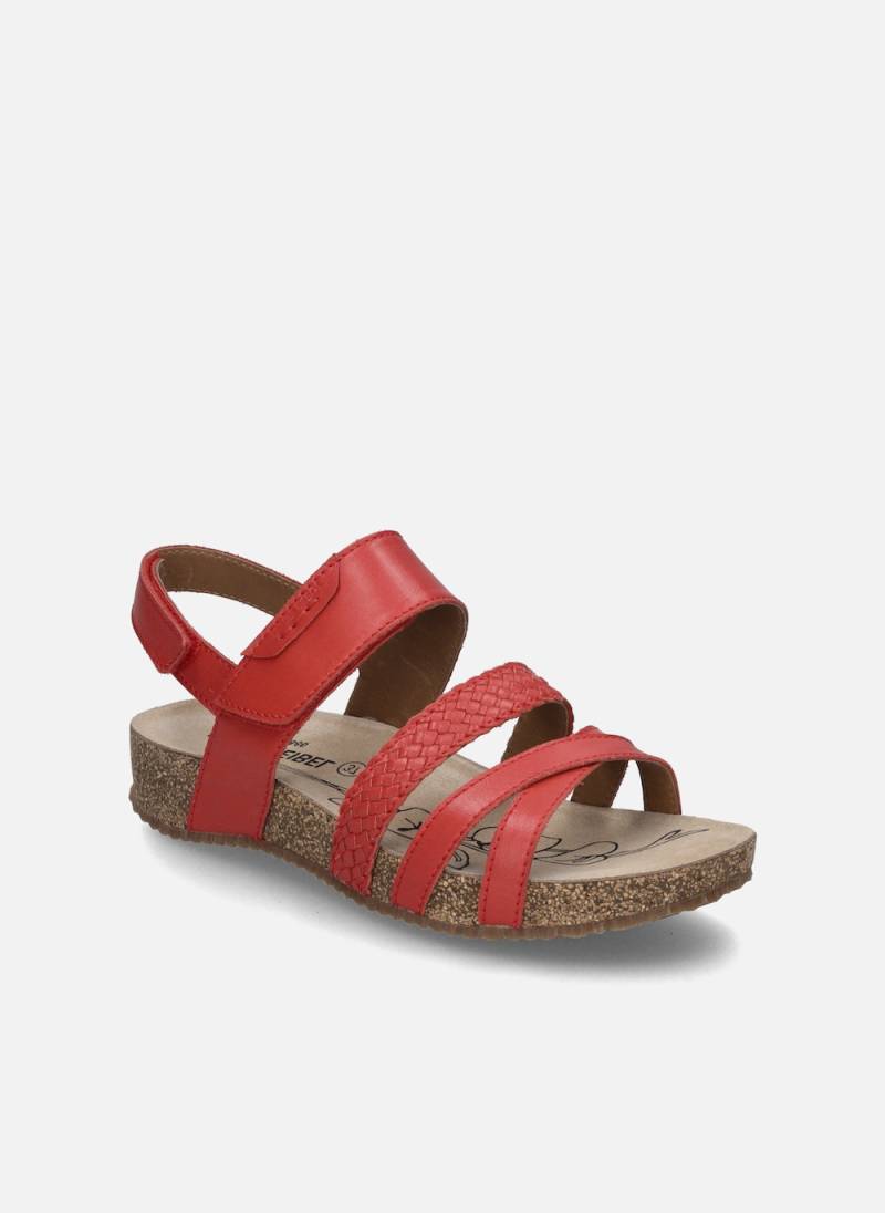 Große Größen Damen Sandale Tonga 83, Damen, rot, Größe: 36, Leder, Happy Size DE Women von JOSEF SEIBEL