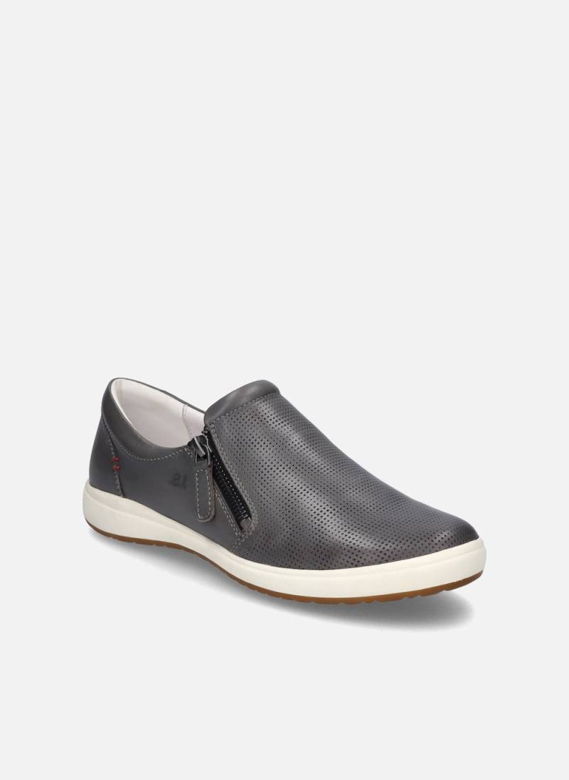 Große Größen Damen Slipper Caren 22, Damen, grau, Größe: 44, Leder, Happy Size DE Women von JOSEF SEIBEL