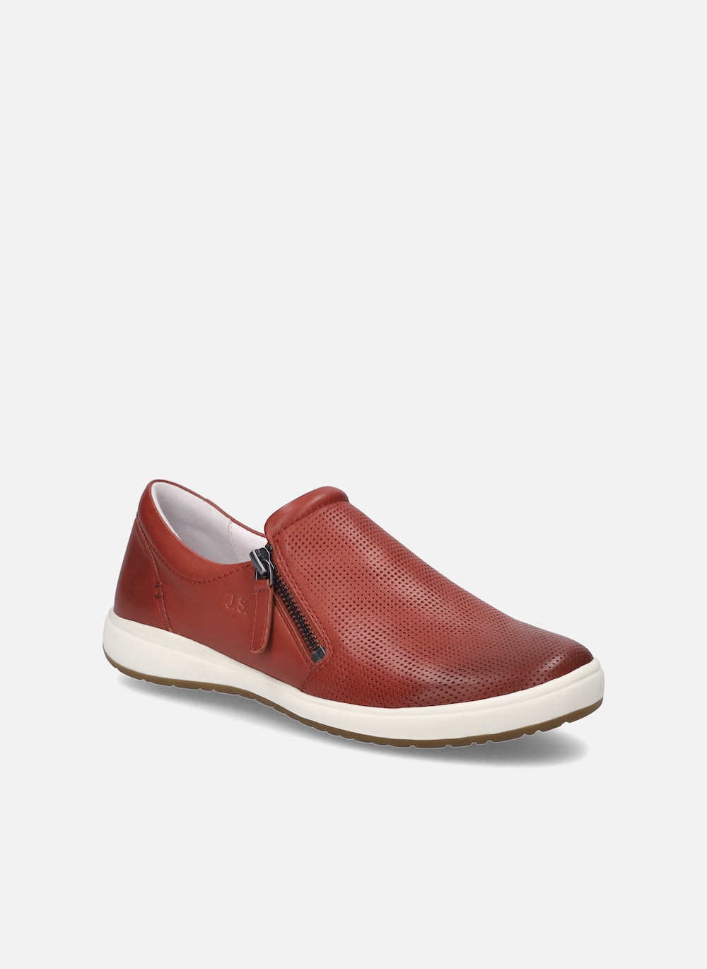 Große Größen Damen Slipper Caren 22, Damen, rot, Größe: 37, Leder, Happy Size DE Women von JOSEF SEIBEL