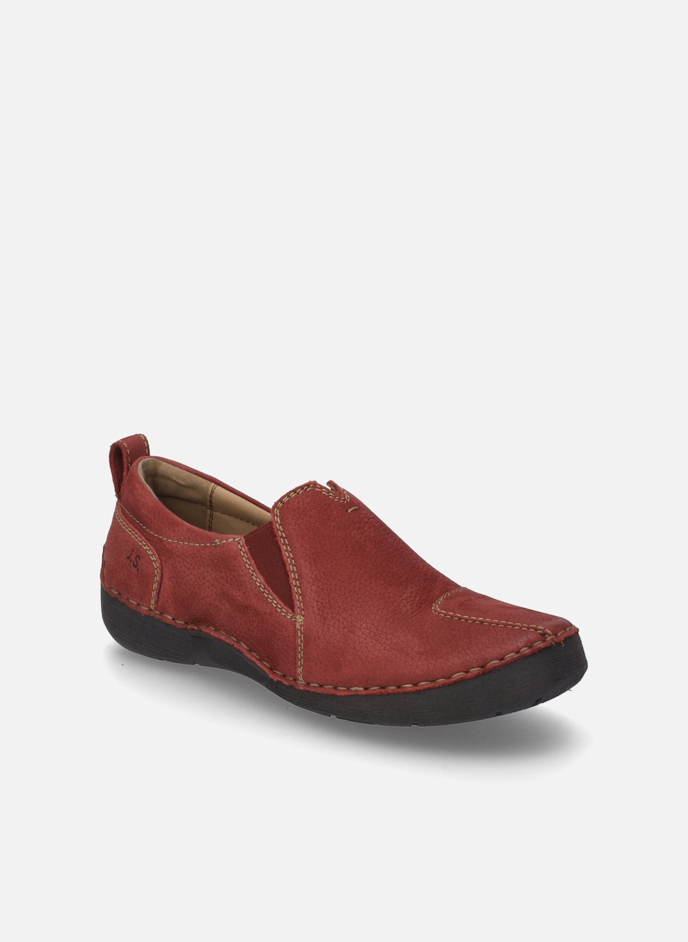 Große Größen Damen Slipper Fergey 49, Damen, rot, Größe: 36, Leder, Happy Size DE Women von JOSEF SEIBEL