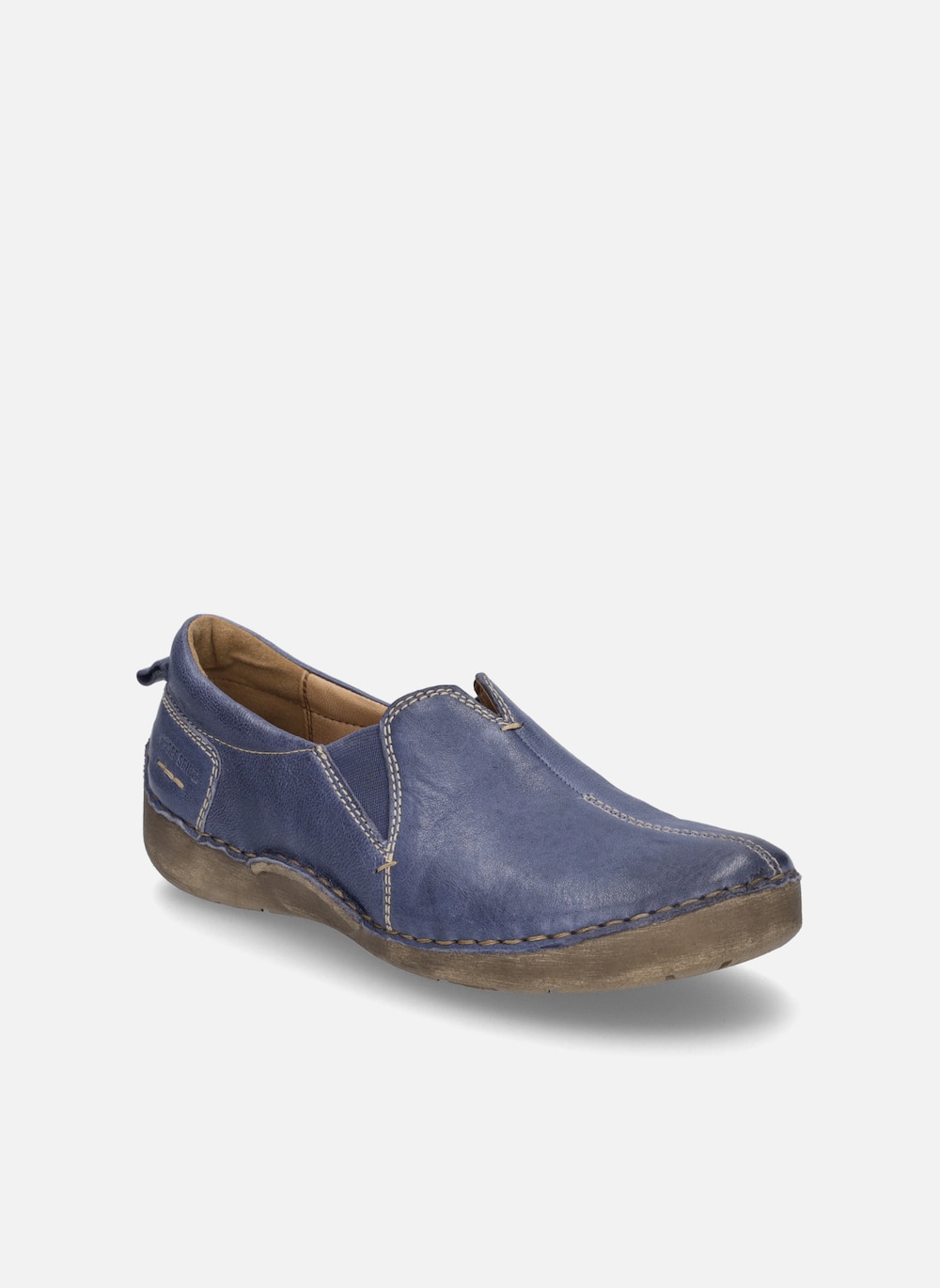 Große Größen Damen Slipper Fergey 70, Damen, blau, Größe: 42, Leder, Happy Size DE Women von JOSEF SEIBEL