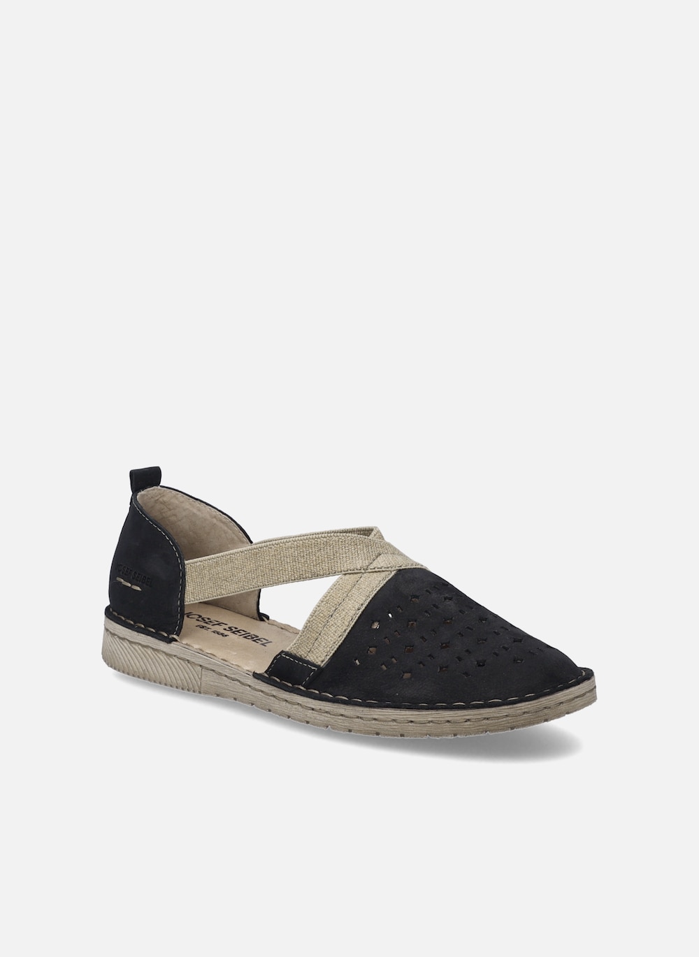 Große Größen Damen Slipper Sofie 44, Damen, schwarz, Größe: 41, Leder, Happy Size DE Women von JOSEF SEIBEL